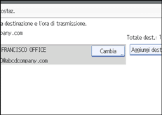 Figura relativa alla schermata del pannello operativo