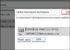 Figura relativa alla schermata del pannello operativo