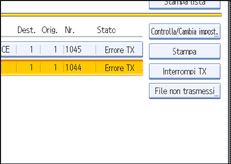 Figura relativa alla schermata del pannello operativo