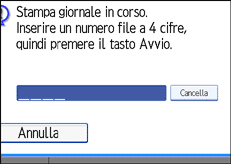 Figura relativa alla schermata del pannello operativo
