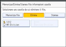 Figura relativa alla schermata del pannello operativo