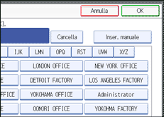 Figura relativa alla schermata del pannello operativo