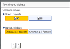 Figura relativa alla schermata del pannello operativo