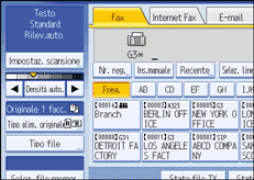 Figura relativa alla schermata del pannello operativo