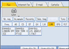 Figura relativa alla schermata del pannello operativo