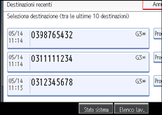 Figura relativa alla schermata del pannello operativo