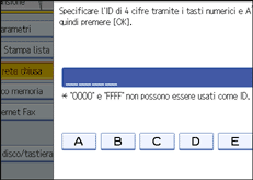 Figura relativa alla schermata del pannello operativo