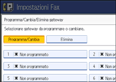 Figura relativa alla schermata del pannello operativo