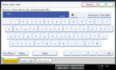 Illustrazione schermata pannello operativo