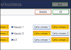 Illustrazione schermata pannello operativo