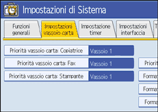 Illustrazione schermata pannello operativo