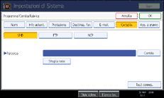 Illustrazione schermata pannello di controllo
