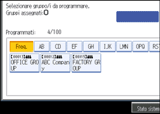 Illustrazione schermata pannello di controllo