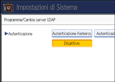Illustrazione schermata pannello di controllo