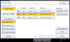 Illustrazione schermata pannello di conrollo