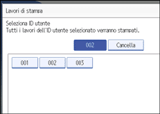 Illustrazione schermata pannello di conrollo