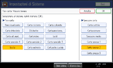 Illustrazione schermata pannello di conrollo