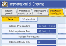 Illustrazione pannello operativo