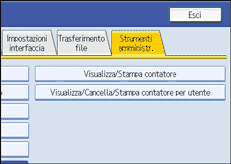 Illustrazione pannello operativo