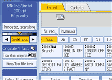 Illustrazione pannello operativo