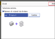 Illustrazione pannello operativo