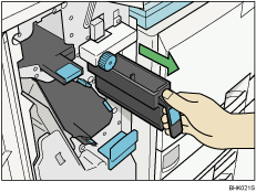 Illustrazione del contenitore dei residui di perforazione