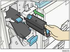 Illustrazione del contenitore dei residui di perforazione