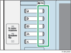 Illustrazione del tasto funzione