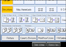 Illustrazione schermata pannello operativo