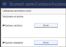 Illustrazione schermata pannello operativo