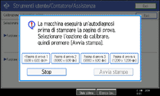Illustrazione schermata pannello operativo
