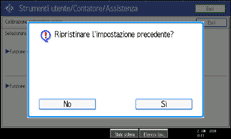 Illustrazione schermata pannello operativo