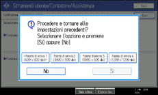 Illustrazione schermata pannello operativo