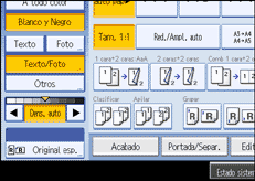 Ilustraci&oacute;n de la pantalla del panel de operaciones