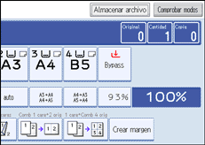 Ilustraci&oacute;n de la pantalla del panel de operaciones