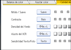 Ilustraci&oacute;n de la pantalla del panel de operaciones