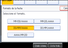 Ilustraci&oacute;n de la pantalla del panel de operaciones