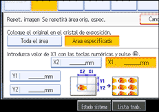 Ilustraci&oacute;n de la pantalla del panel de operaciones