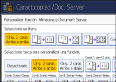 Ilustraci&oacute;n de la pantalla del panel de operaciones