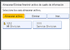 Ilustraci&oacute;n del panel de operaciones