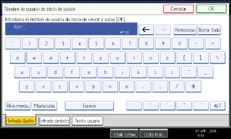 Ilustraci&oacute;n de la pantalla del panel de operaciones