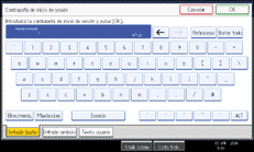 Ilustraci&oacute;n de la pantalla del panel de operaciones