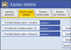 Ilustraci&oacute;n de la pantalla del panel de operaciones