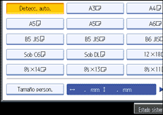 Ilustraci&oacute;n de la pantalla del panel de operaciones