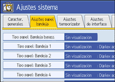 Ilustraci&oacute;n de la pantalla del panel de operaciones