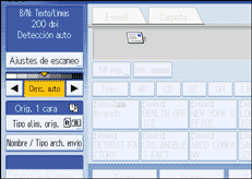 Ilustración del panel de operaciones