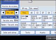 Ilustración del panel de operaciones
