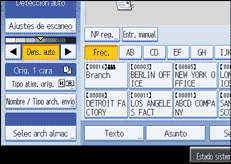 Ilustración del panel de operaciones