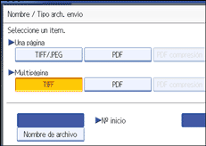 Ilustración del panel de operaciones