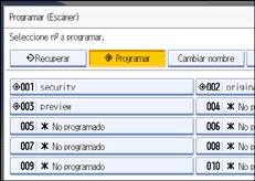 Ilustración del panel de operaciones